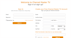 Desktop Screenshot of channelmastertv.com